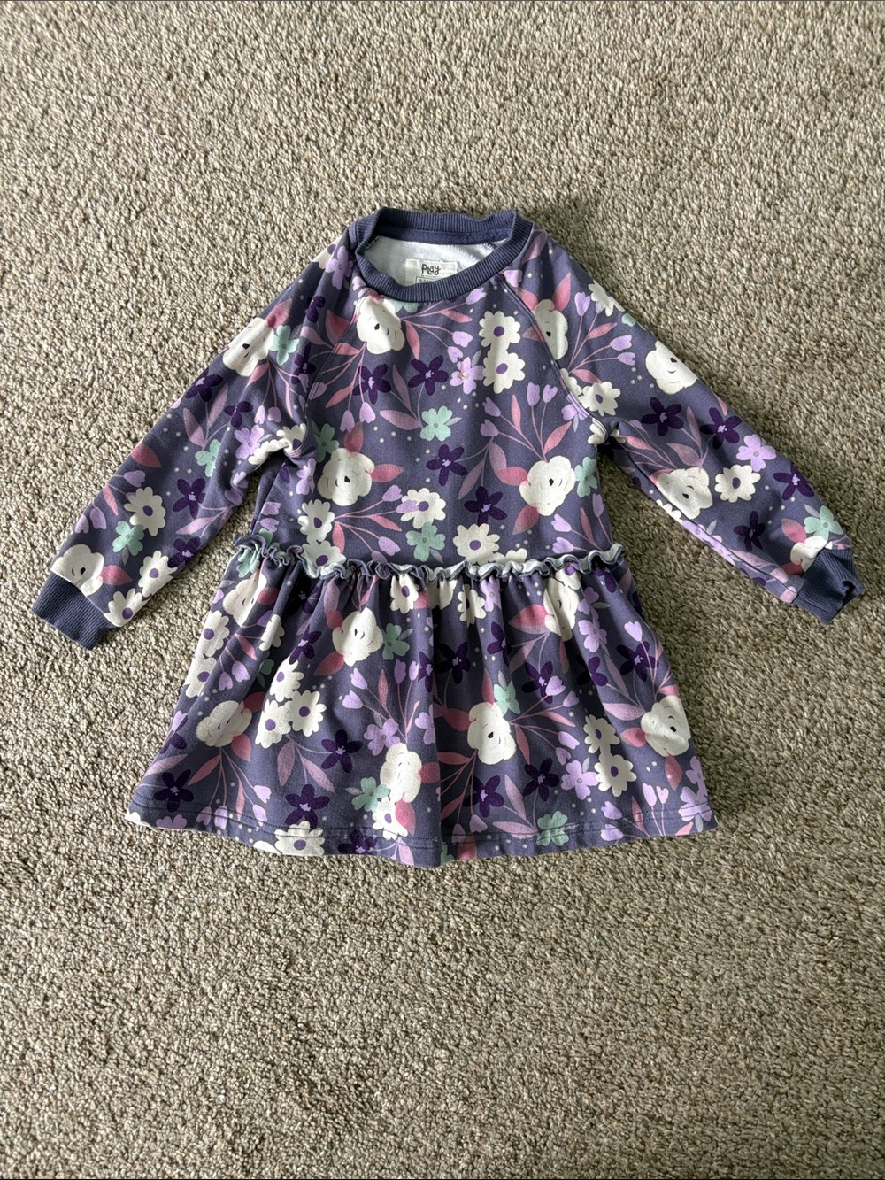 PLAY by Little Sleepies Floral Long-Sleeve Dress